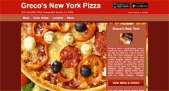 Desktop Screenshot of grecosnypizza.com
